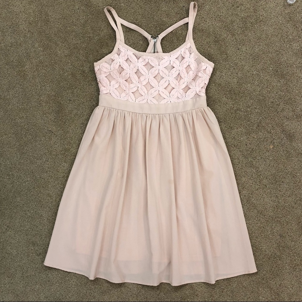 Strappy-back dress